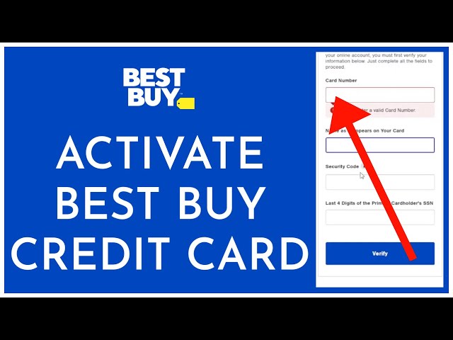Best Buy Credit Card: Registration