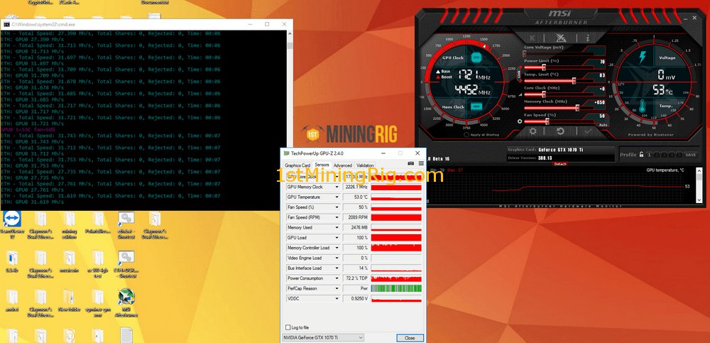 ⚡️ Overclocking NVIDIA GTX Ti for mining | Kryptex