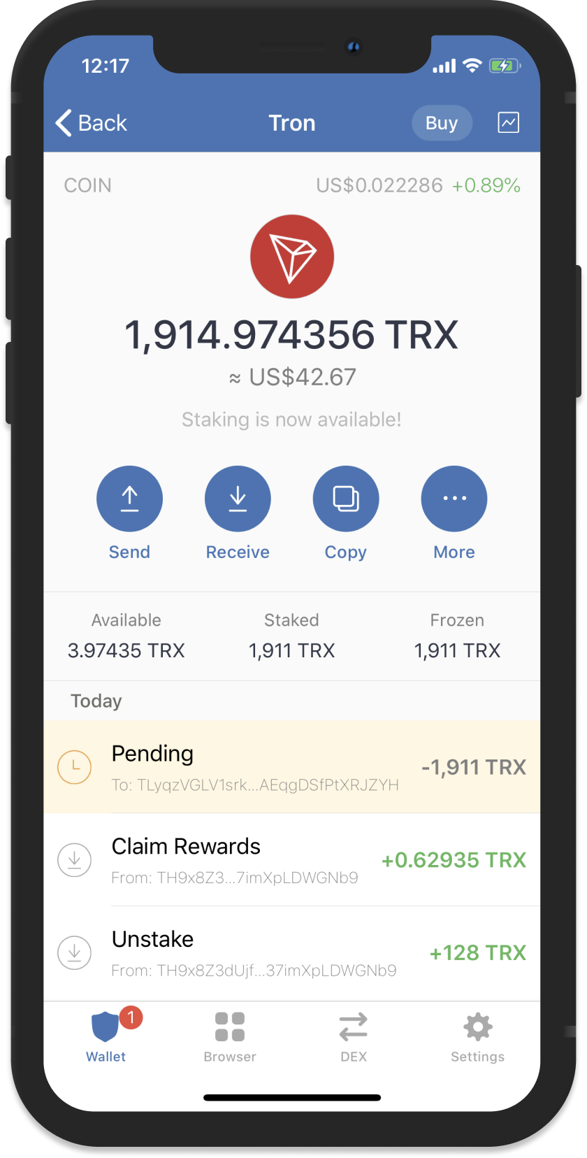 TRON (TRX) Wallet: All You Need to Know - swissmoney