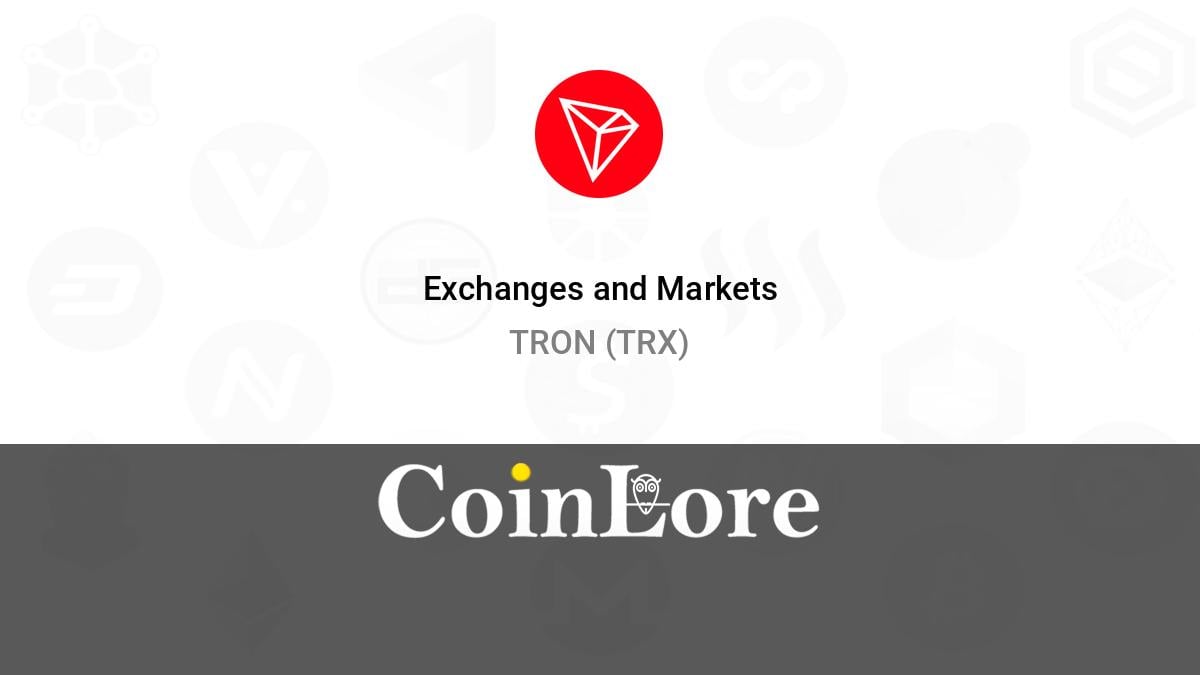 TRON (TRX) exchanges comparison: buy, sell, swap