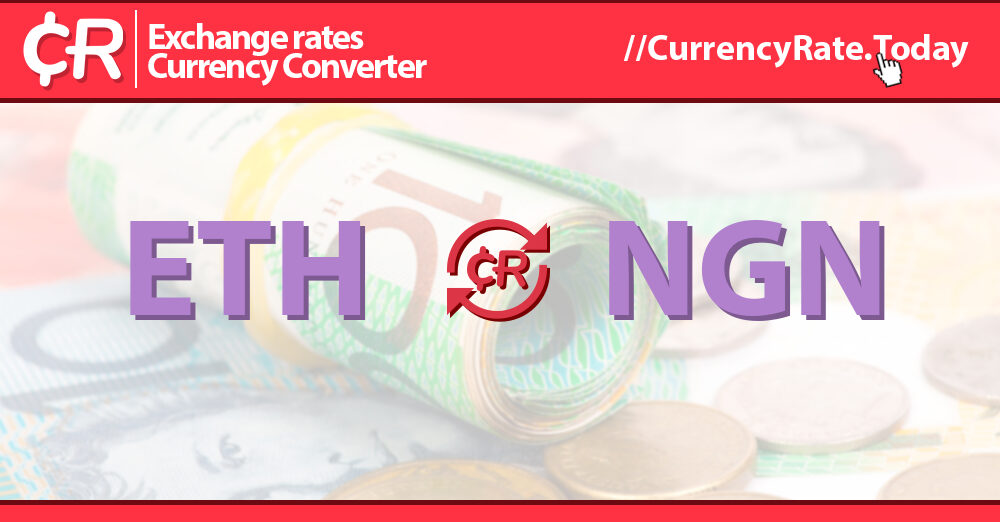 Convert 5 ETH to NGN - Ethereum to Nigerian Naira Converter | CoinCodex