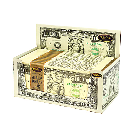 Foiled Milk Chocolate Money Mini Bars in Mesh Bags: Piece Box | Candy Warehouse