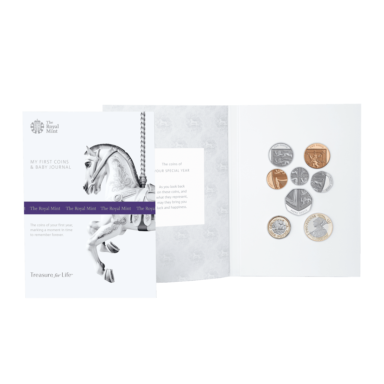 Baby Coins - CuNi AlBr UNC Six Coin Set