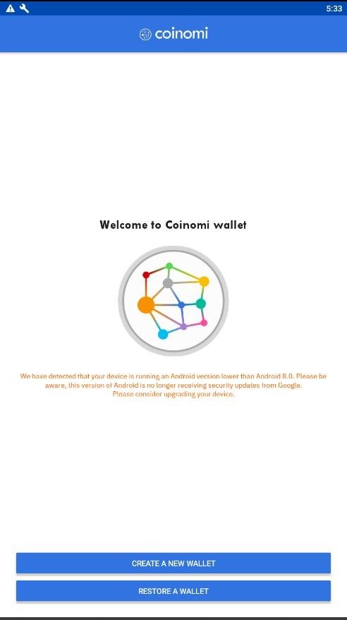 How to migrate from Coinomi? | Coin Wallet