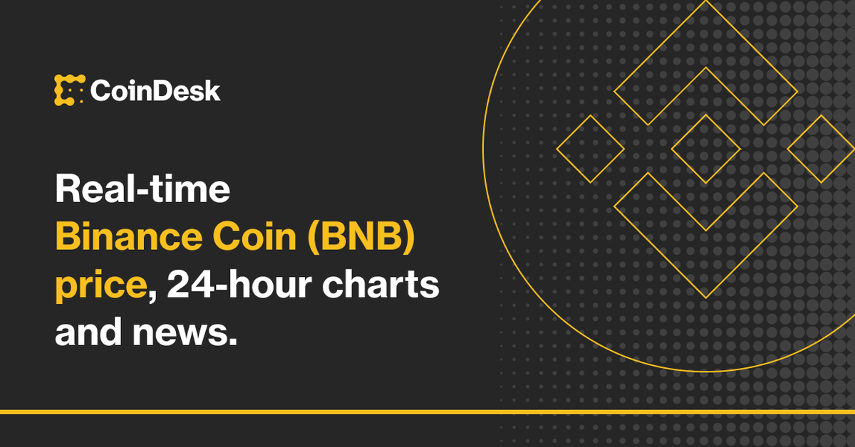 Binance Coin Price | BNB Price and Live Chart - CoinDesk