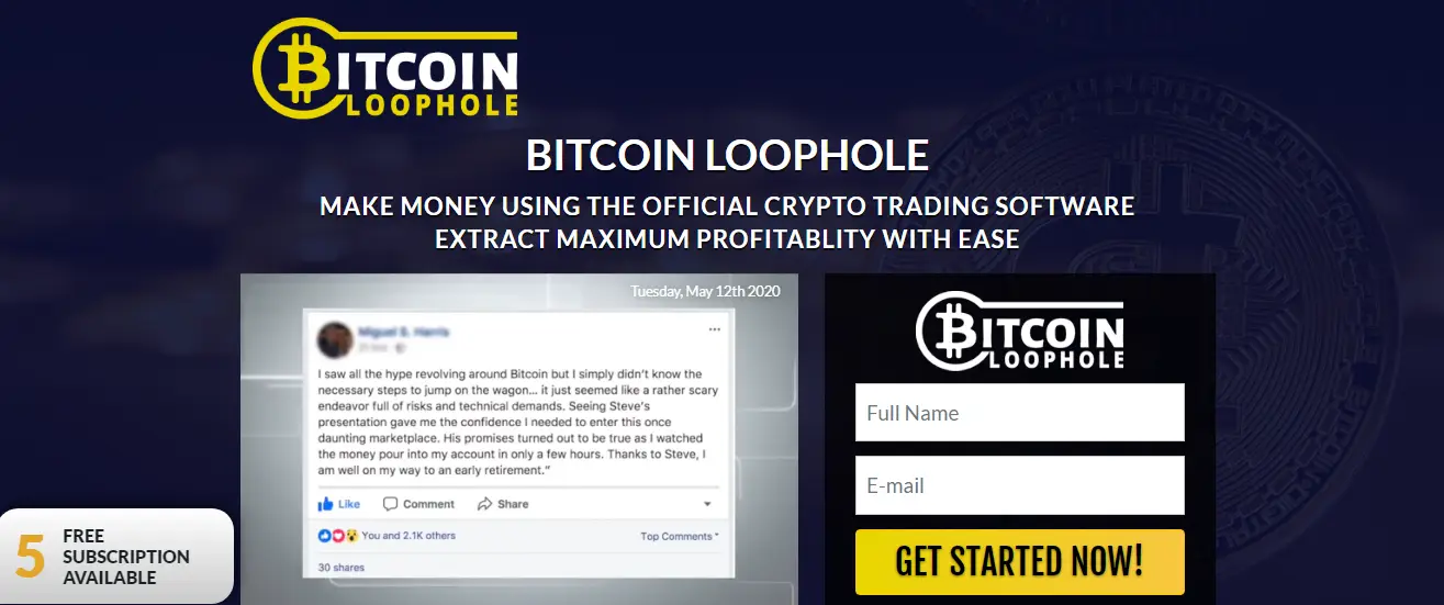 Bitcoin Loophole Review | Is It a Scam or Is It Legit?