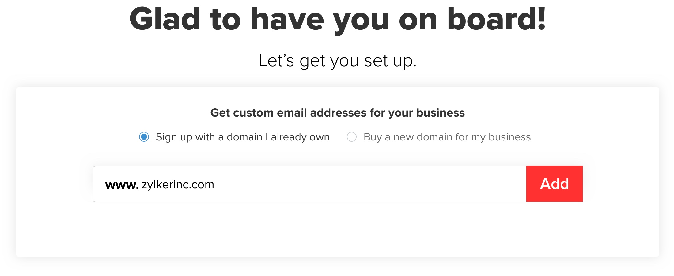 Domain Email | Buy An Email Address From Hover Today