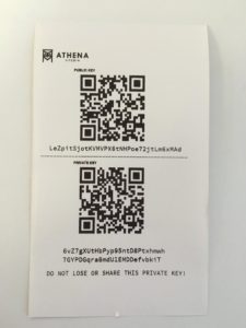 How To Use A Paper Wallet - Athena Bitcoin