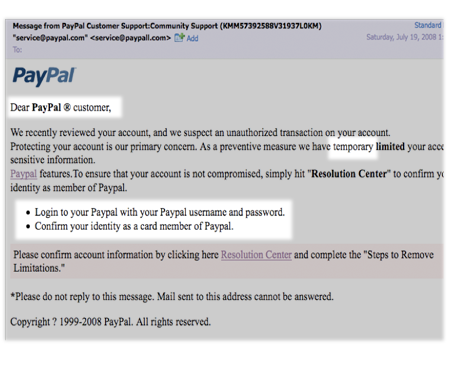 What is Phishing - PayPal Phishing | PayPal UK