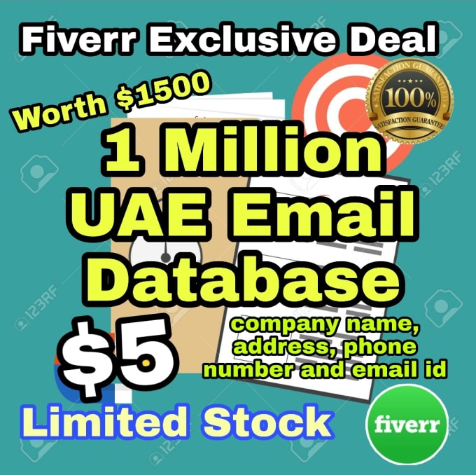 UAE / Dubai Consumer Email Database - Targeted UAE Leads