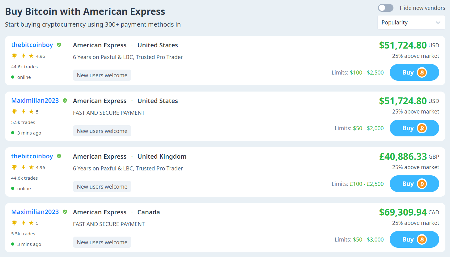 How to Buy Bitcoin with American Express in 