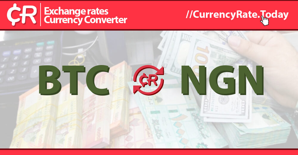 Convert BTC to NGN ( Bitcoin to Nigerian Naira)