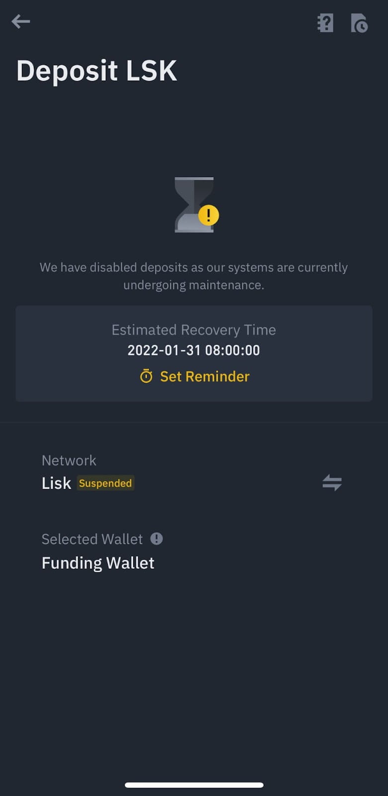 Binance Spot Test Network