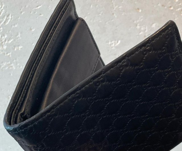 GUCCI FCEKG BLACK CLASSIC GG LADY SHORT WALLET