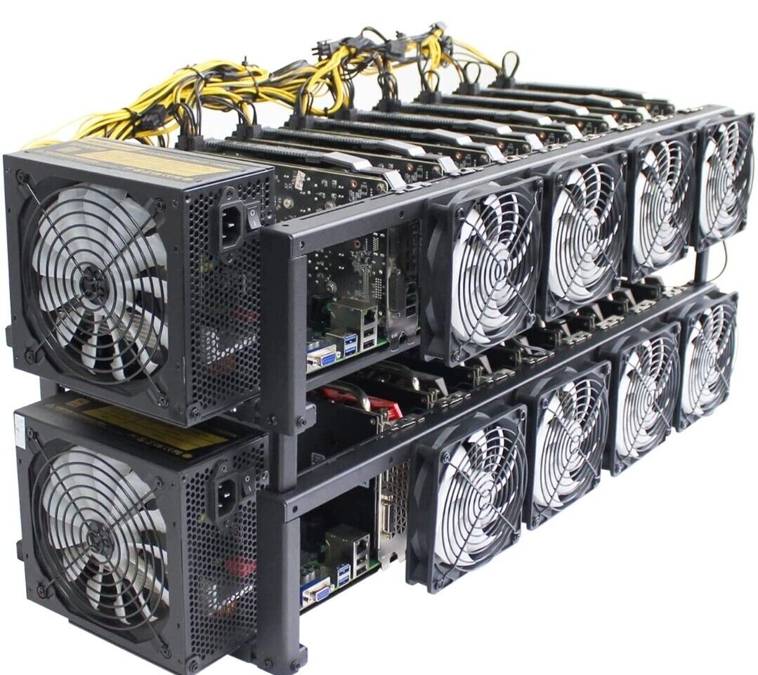 MiningCave Inc. - Cryptocurrency Mining - 8 GPU RIG - Bitcoin - Litecoin - Ethereum