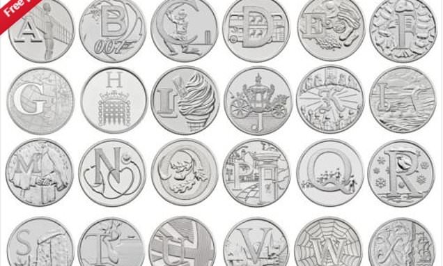 New collection of 10p coins - The Royal Mint reveals the A to Z of Britain