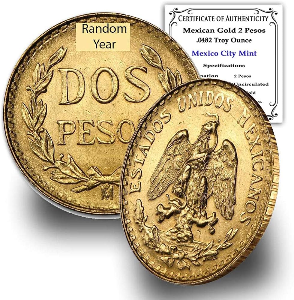 Compare Mexico 2 Pesos Gold dealer prices