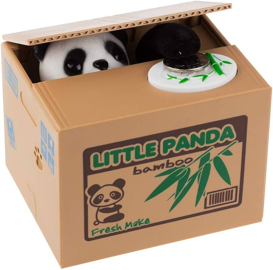 Little Panda Piggy Bank | Arbutus Crafts