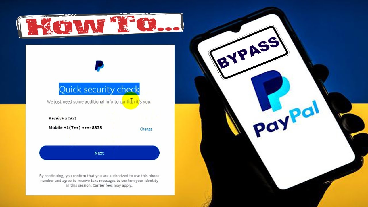 bypass phone number - PayPal Community