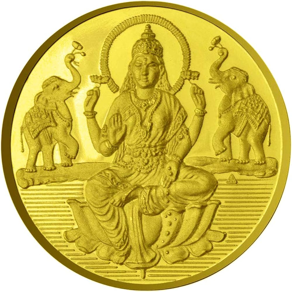 Buy 5 gm 24K () Lakshmi Gold Coin Online | MMTC-PAMP