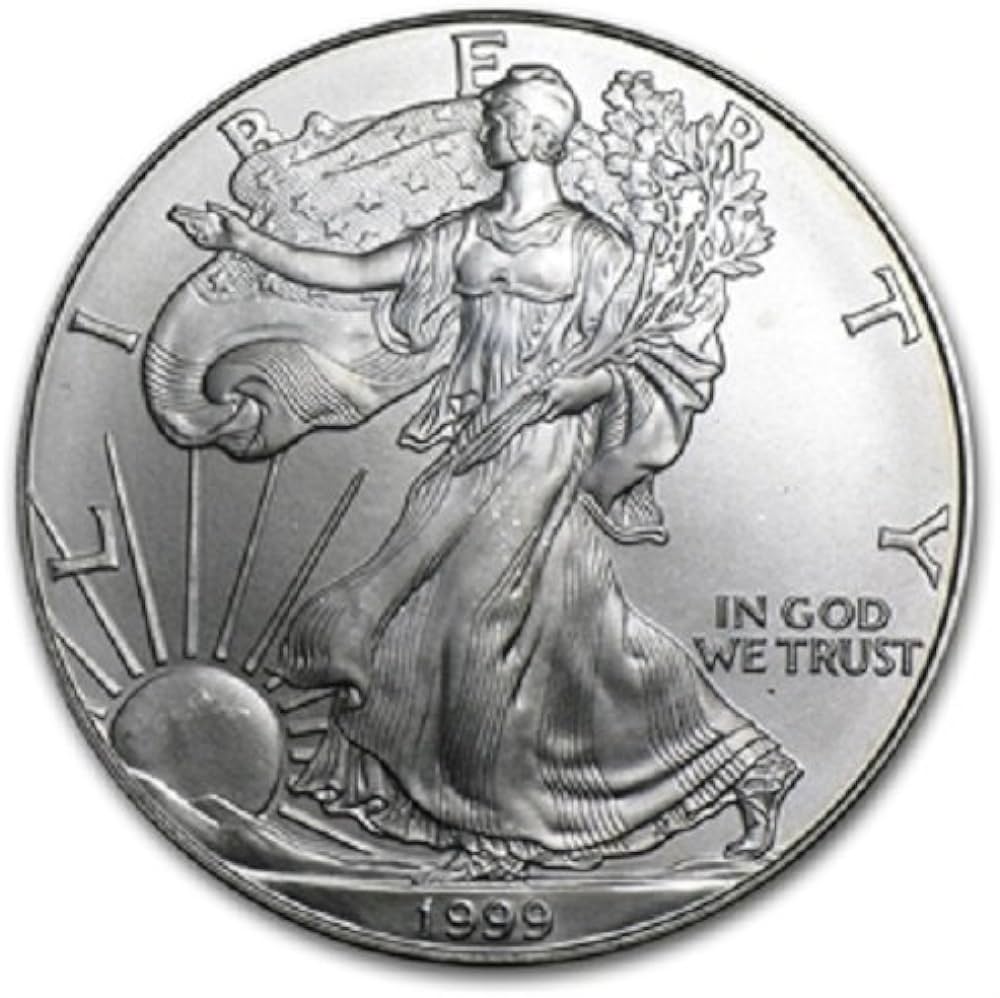 1 Ounce Silver American Eagle Coin (Mixed Years) 