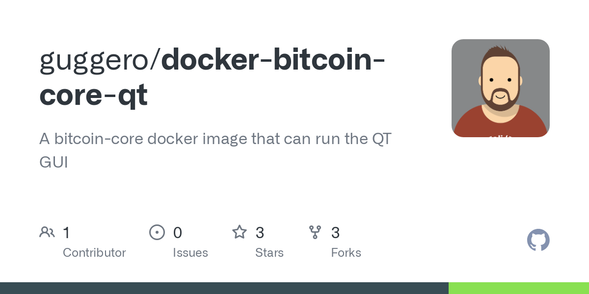 Building a portable docker bitcoin-core node container