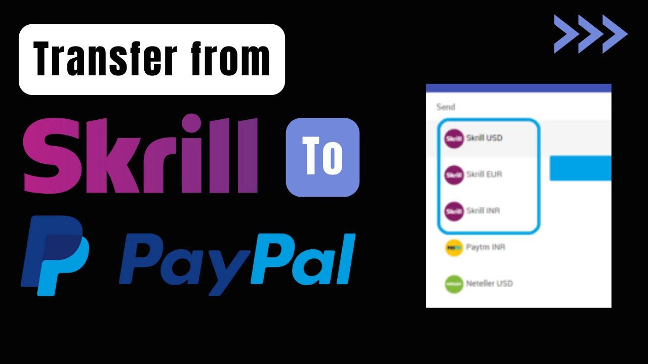 Exchange Skrill to PayPal | CHEXCH