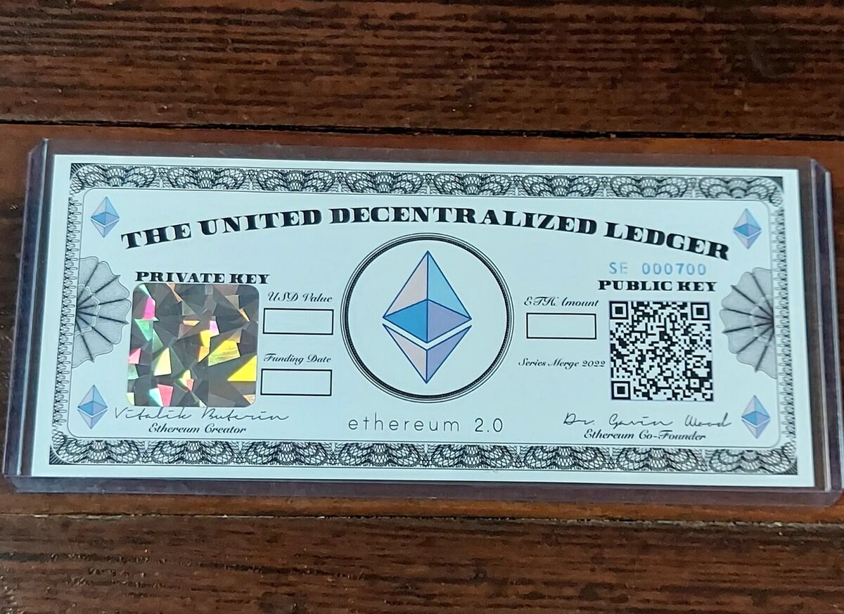 Ethereum Paper Wallet (ETH) - How To Create A % Secure Wallet?