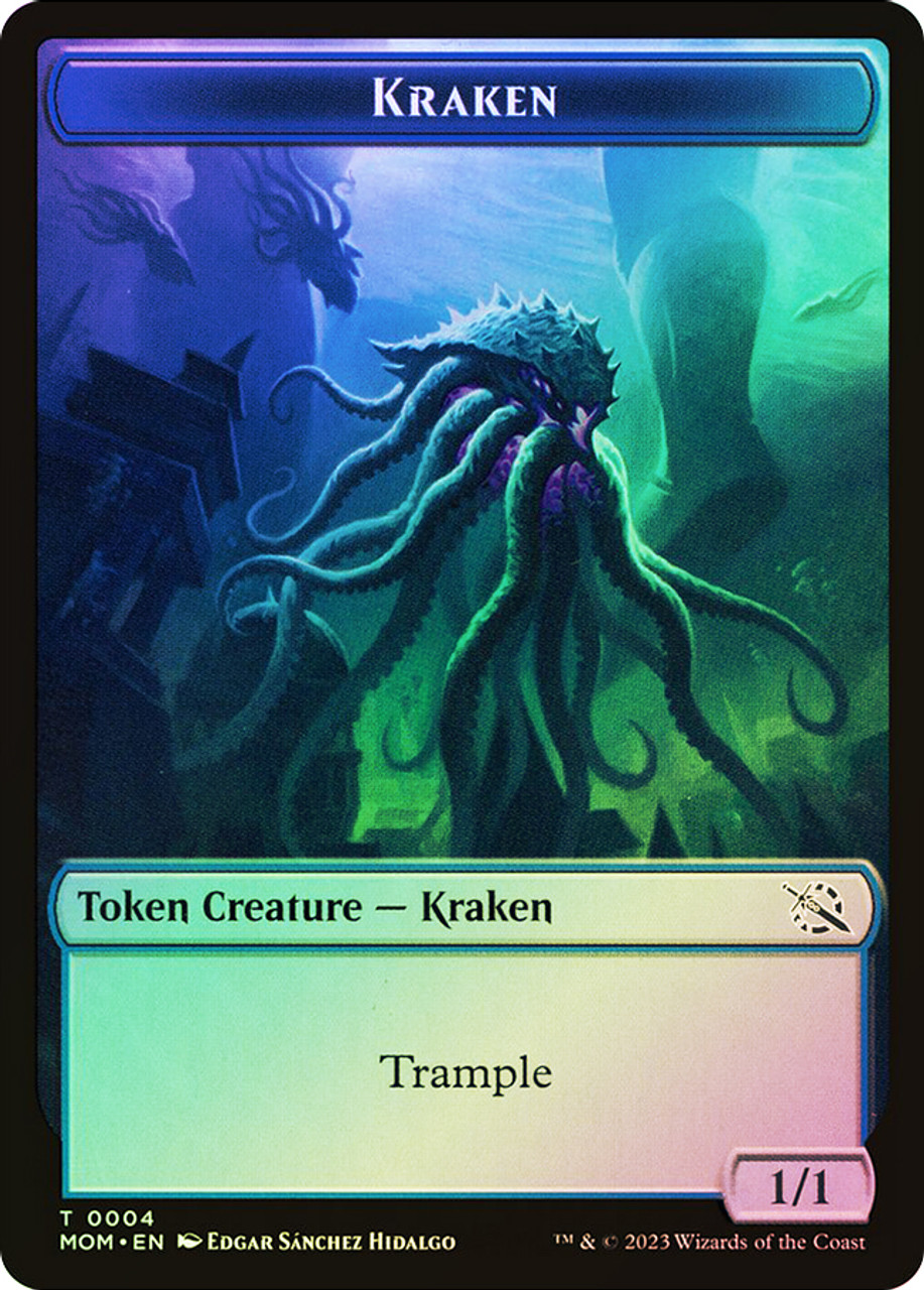 Kraken Token - Ikoria: Lair of Behemoths - Magic: The Gathering