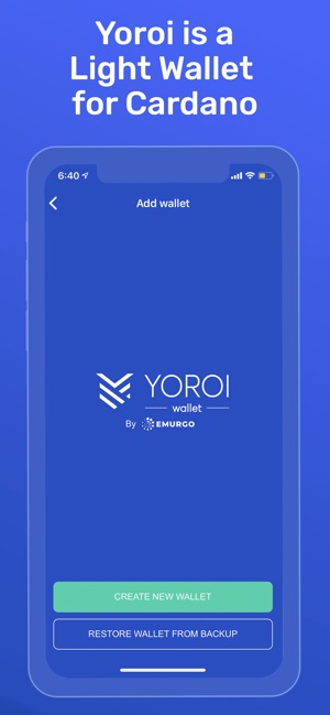 ‎EMURGO’s Yoroi Cardano Wallet on the App Store