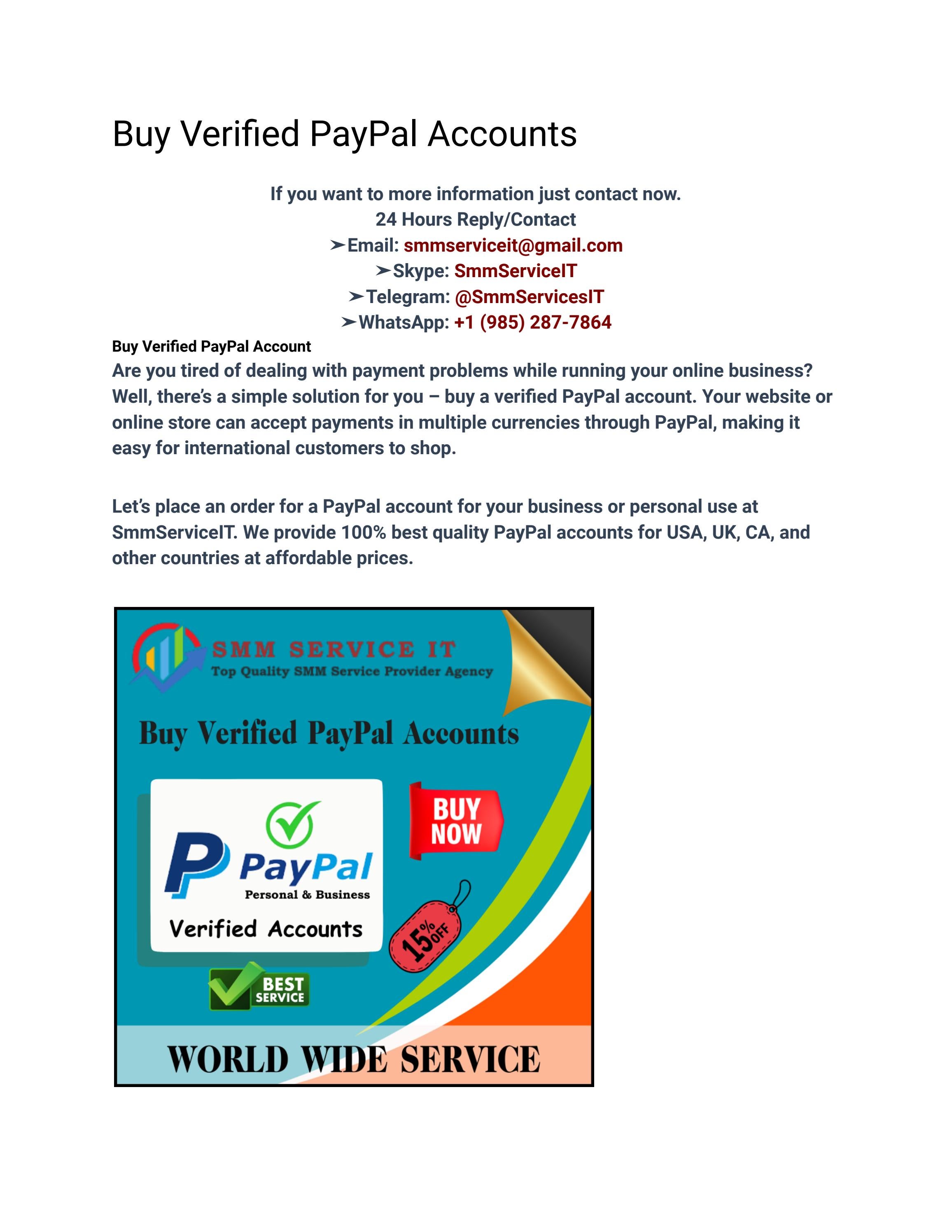 How to activate your Business Account - PayPal