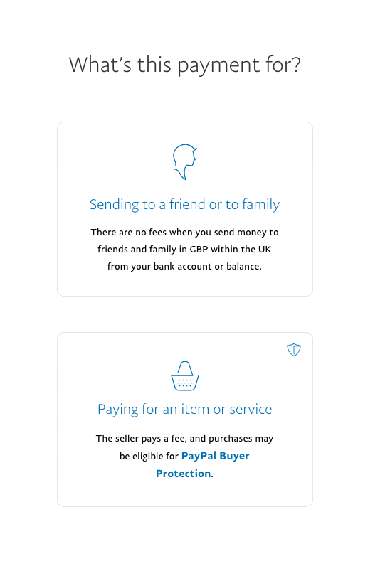 paypal gateway for friends and family