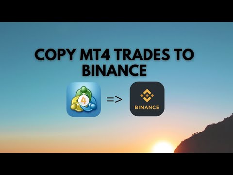 Binance delivers pricing and trading over MT4/5