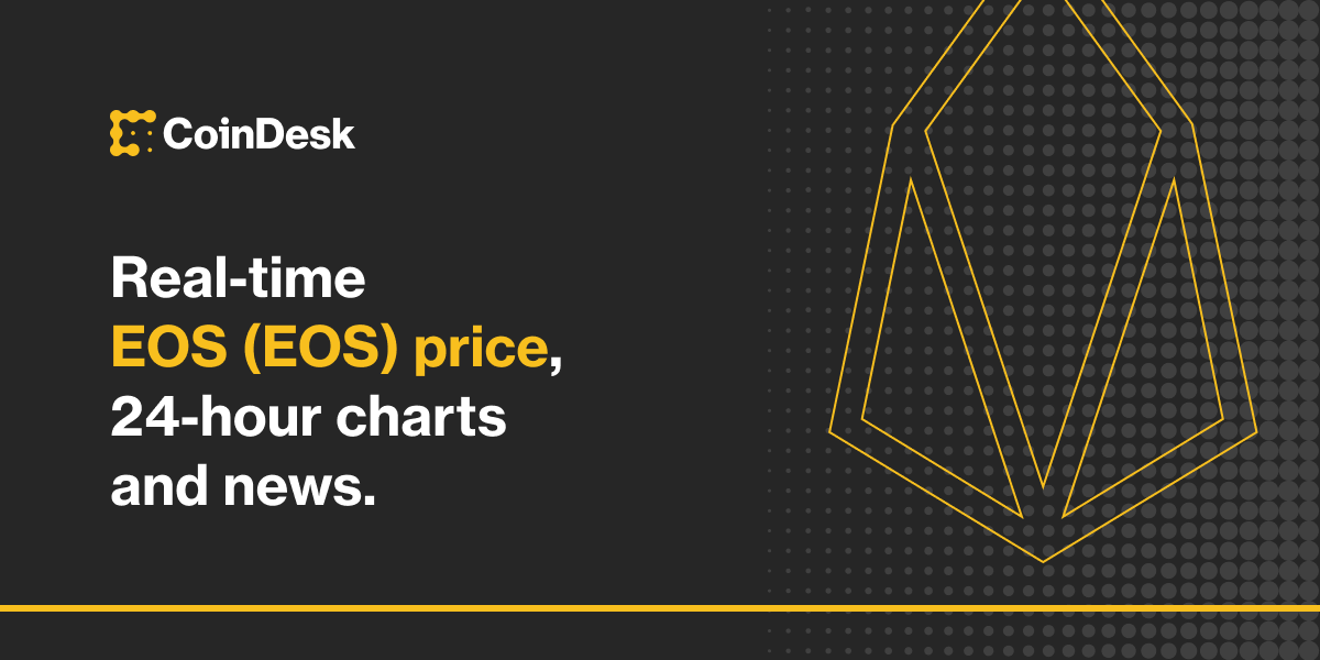 EOS Price (EOS), Market Cap, Price Today & Chart History - Blockworks