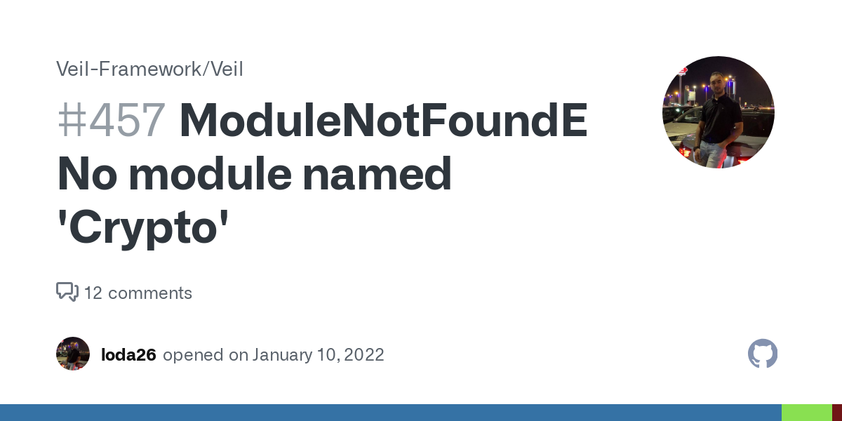 Modulenotfounderror: no module named 'crypto' [SOLVED]