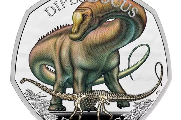 Royal Mint releases new dinosaur 50p coin with augmented reality technology - Daily Record