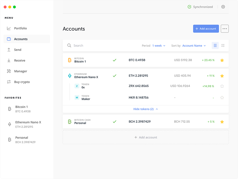 ERC20 Wallet | Ledger