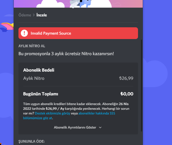 Payment with Discord Nitro - Google Play Community