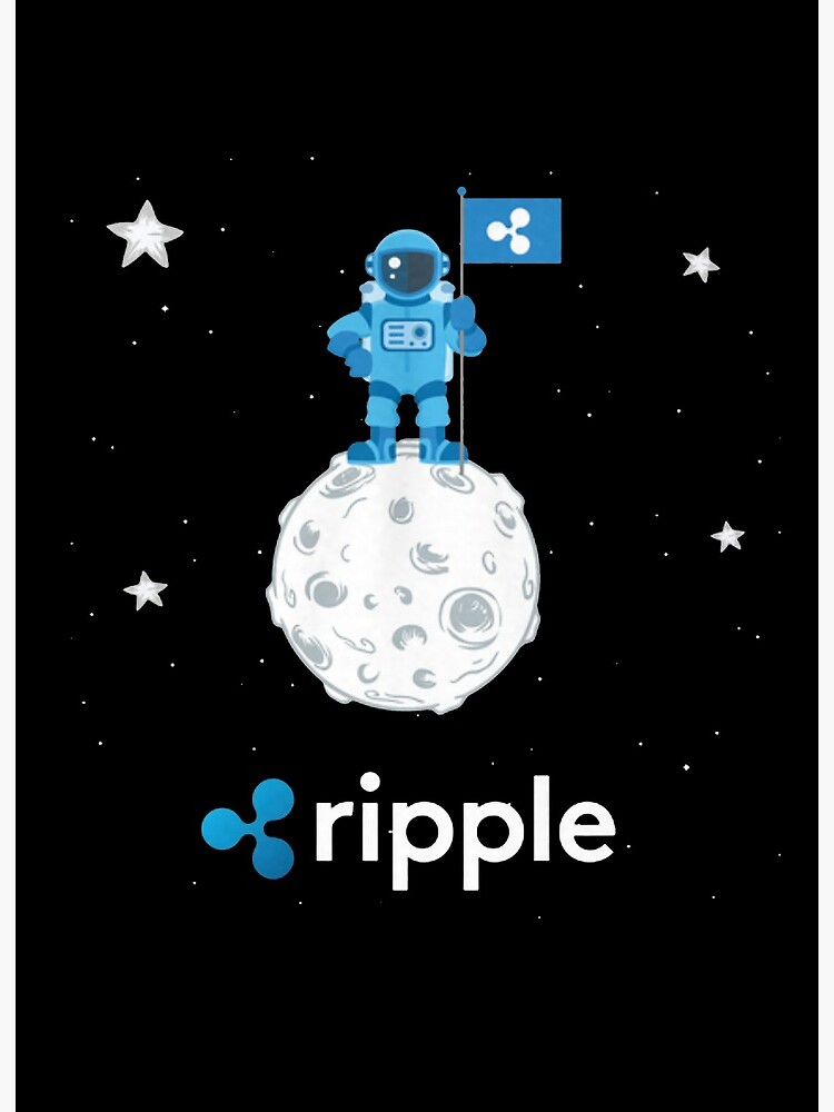 Buy Ripple To The Moon Rocket Graphic Xrp Products Online | Ubuy India