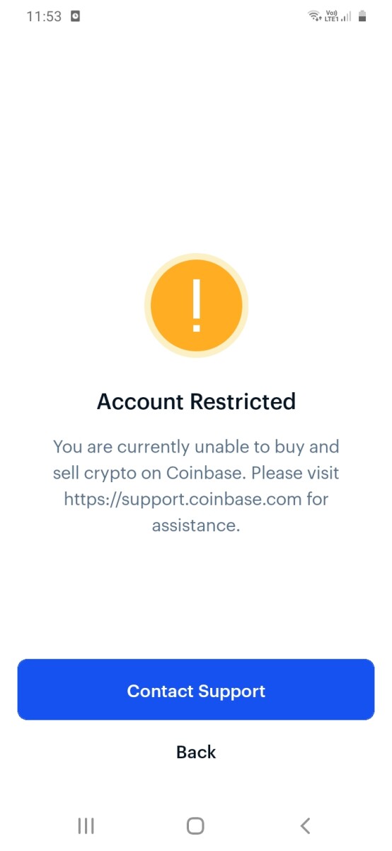 Why is my Coinbase account restricted - UniTopTen