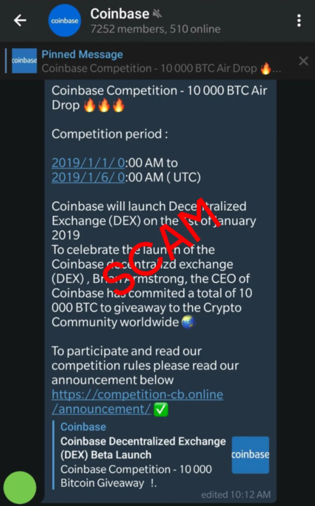 Coinbase Click Bot rewards clicks with BTC