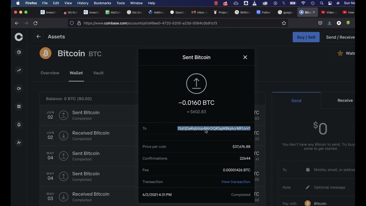 How to Check Coinbase Transaction History