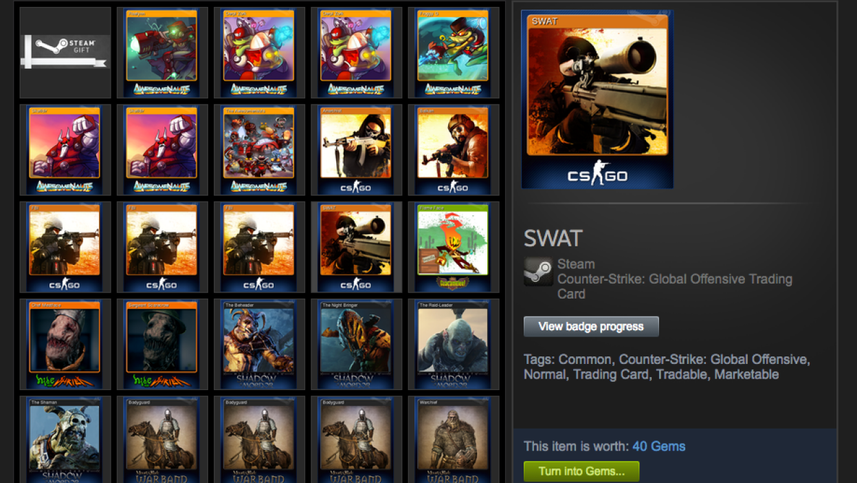 How to get free Steam credit by selling Steam Trading Cards