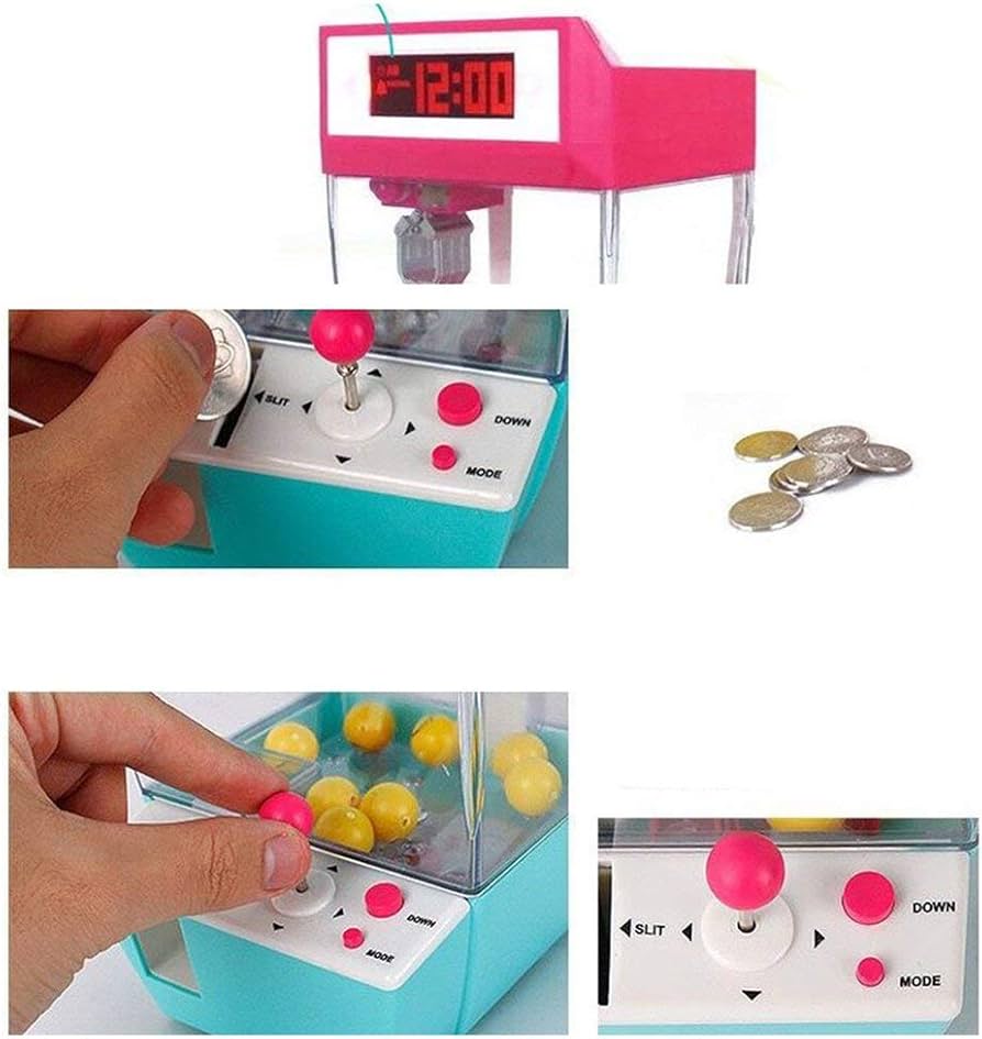 Toys & Activity :: Coin Operated Candy Grabber Balls Fun Toy With Alarm Clock