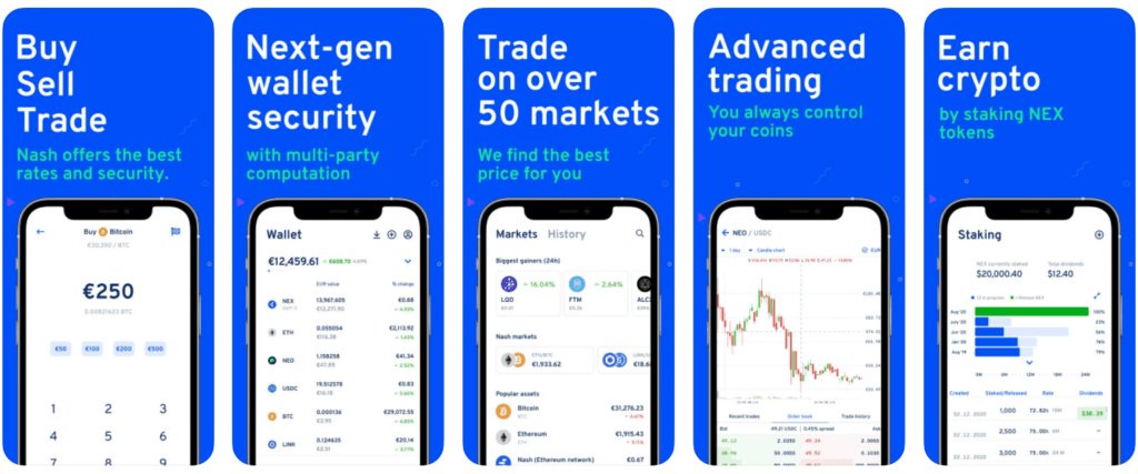 Real-time Nash (NEX) price, Price in USD and GBP