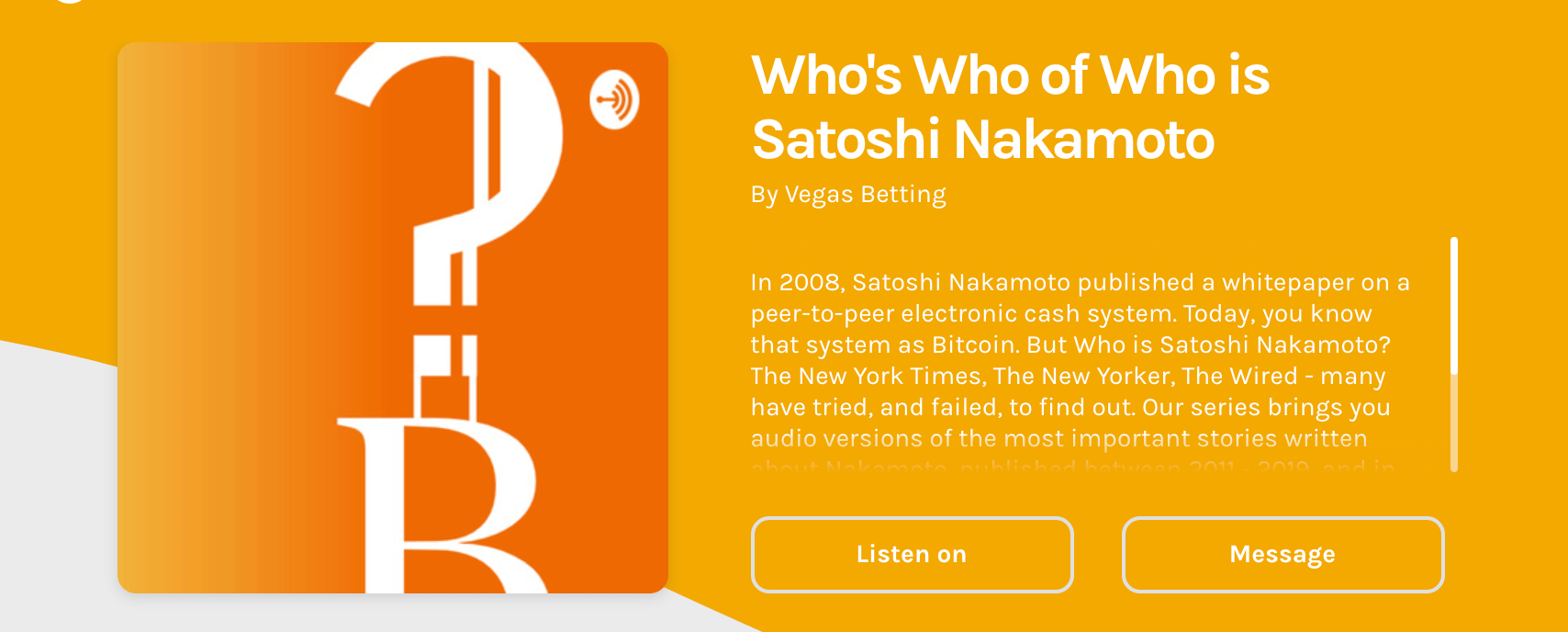 Who Is Satoshi Nakamoto?