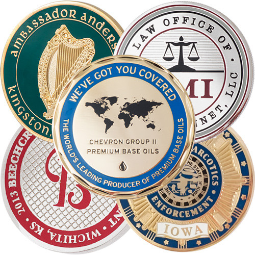 Best Custom Challenge Coins w/ No Minimum | GS-JJ ®