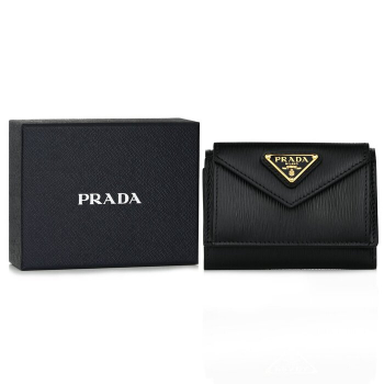 Shop PRADA Small Saffiano Leather Wallet (1MV) by Annalisaluxury | BUYMA