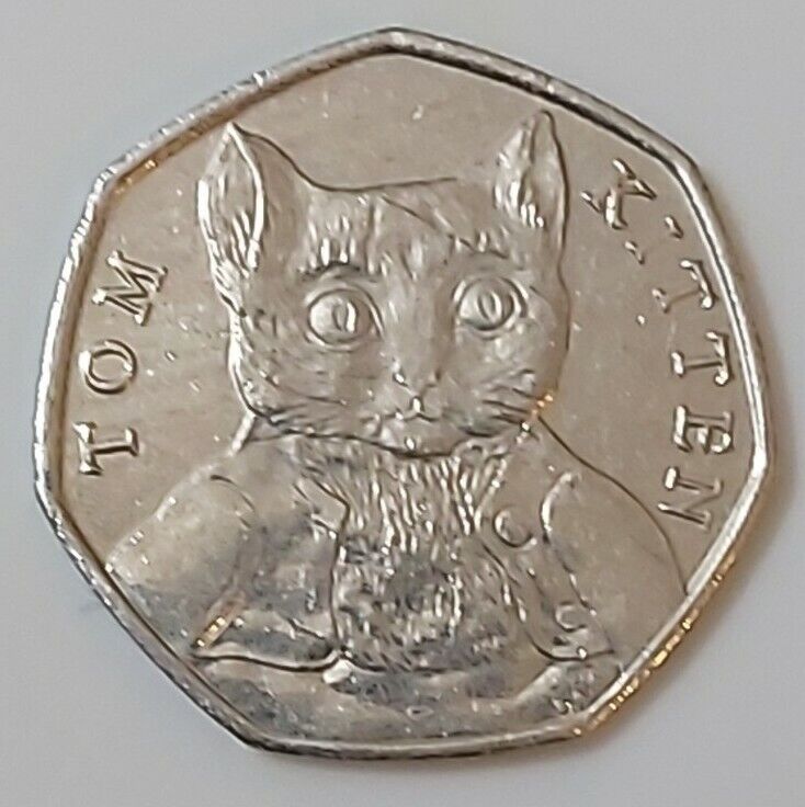 BU Beatrix Potter Tom Kitten 50p | The Britannia Coin Company