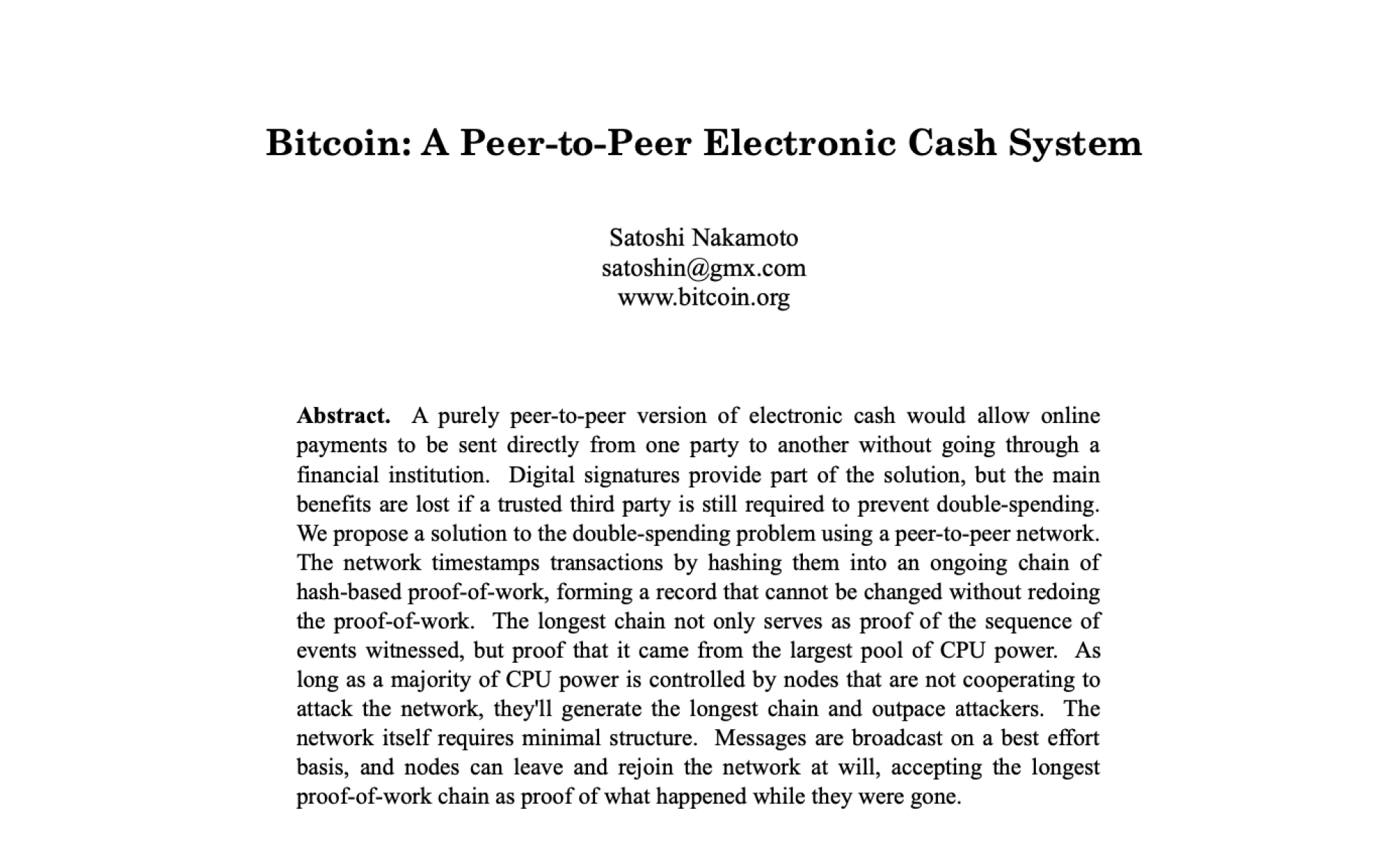 Satoshi in What We Know About the Months Before the Bitcoin White Paper Was Published